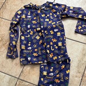 Los Angeles Navy Holiday Kids Pajama Set